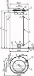 Wilo Vorbehälter f. Trinkwasseranwendung (Runde Ausführung) 1000l 