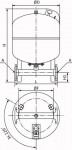 Wilo Membrandruckbehälter DT5 Duo 200, PN 10 