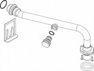 Junkers/SIEGER Ersatzteil TTNR: 7736700339 Vorlaufrohr Heizung 