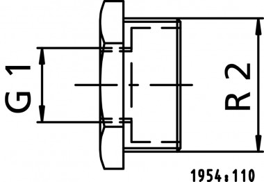 KSB Zub Erweiterungsstück 1 " - 2 ", 1.4301 