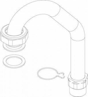 Junkers Ersatzteil TTNR: 87186454260 Rohr Pumpe_HC 