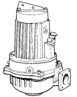 LOWARA Schmutz- und Abwassertauchmotorpumpe GLV 50-15-251-S-2 