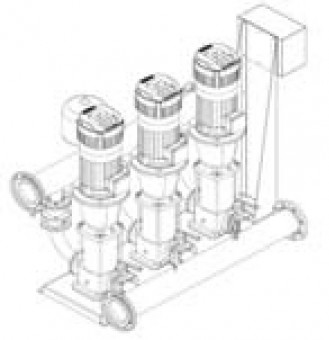 Lowara Druckerhöhungsanlagen HYDROVAR  33SV5G150T 