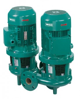 Wilo Trockenläufer-Standard-Doppelpumpe DL 100/150-15/2,DN100,15kW 